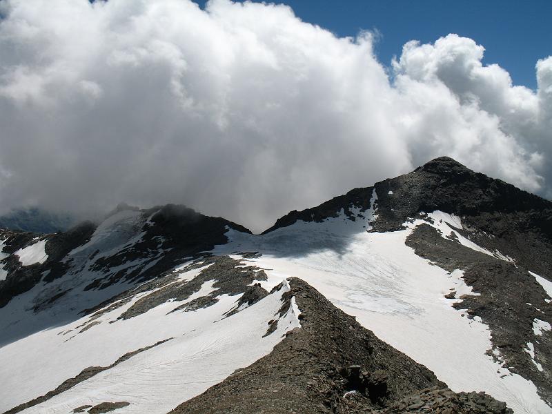 20080702_zapport_michi 049.jpg - Zapportpass,  Piz de Stabi and Puntone dei Fraciòn